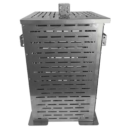 stainless steel burn box|Tjernlund, Large Stainless Steel Burn Box Barrel, .